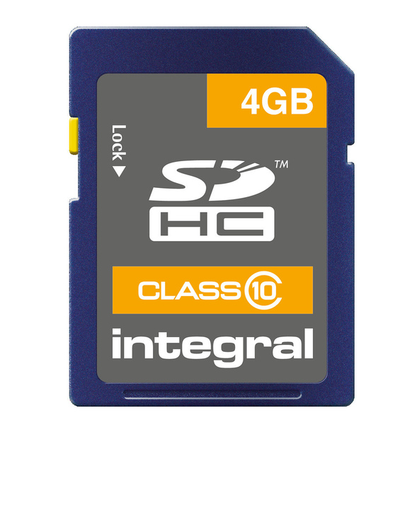 Integral 4GB SDHC CLASS 10 MEMORY CARD 4 Go SD UHS-I