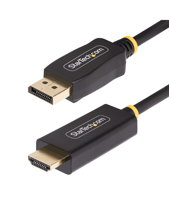 StarTech.com Câble Adaptateur DisplayPort vers HDMI de 2m, 4K 60Hz avec HDR, Adaptateur DP vers HDMI 2.0b, Convertisseur Vidéo A