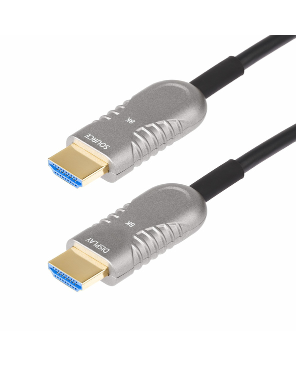 StarTech.com Câble Optique Actif (AOC) HDMI 2.1 Hybride de 30,4m, CMP, Plénum, Câble Fibre Optique HDMI 2.1/2.0 Ultra-Haute Vite