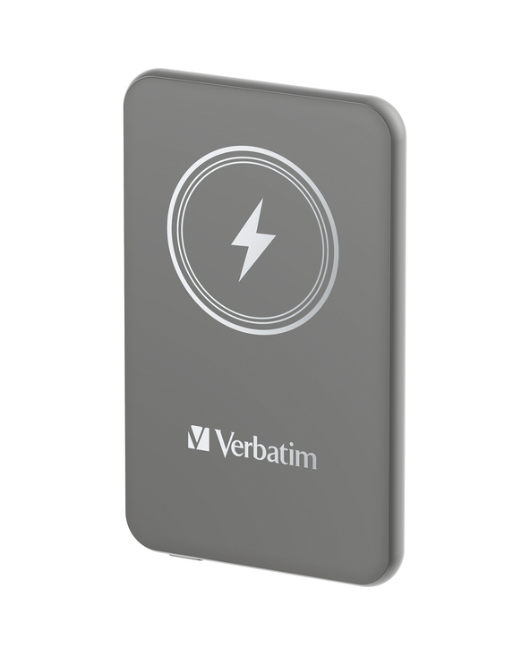 Verbatim Charge 'n' Go Lithium Polymère (LiPo) 5000 mAh Recharge sans fil Gris
