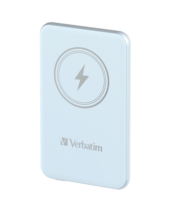 Verbatim Charge 'n' Go Lithium Polymère (LiPo) 5000 mAh Recharge sans fil Bleu