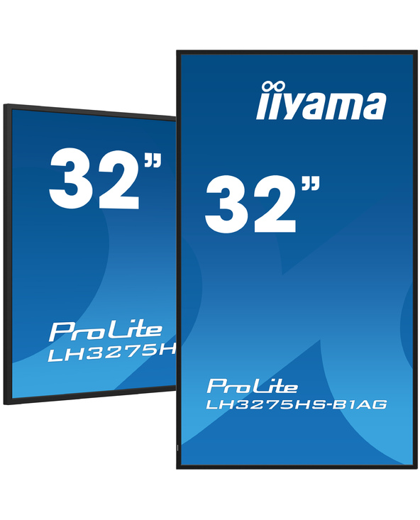 iiyama LH3275HS-B1AG affichage de messages Écran plat de signalisation numérique 81,3 cm (32") LCD Wifi 500 cd/m² Full HD Noir I