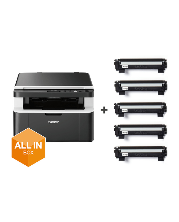 Brother DCP-1612WVB imprimante multifonction Laser A4 2400 x 600 DPI 20 ppm Wifi