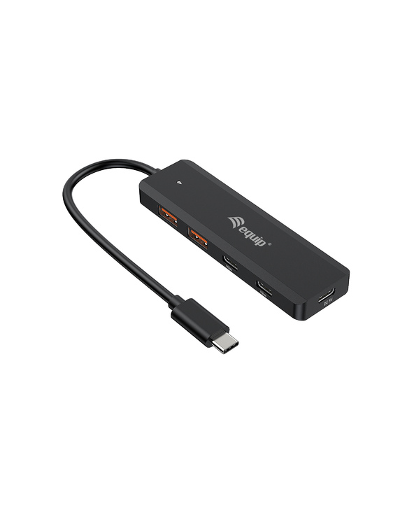 Equip 128966 hub & concentrateur USB 3.2 Gen 2 (3.1 Gen 2) Type-C 10000 Mbit/s Noir