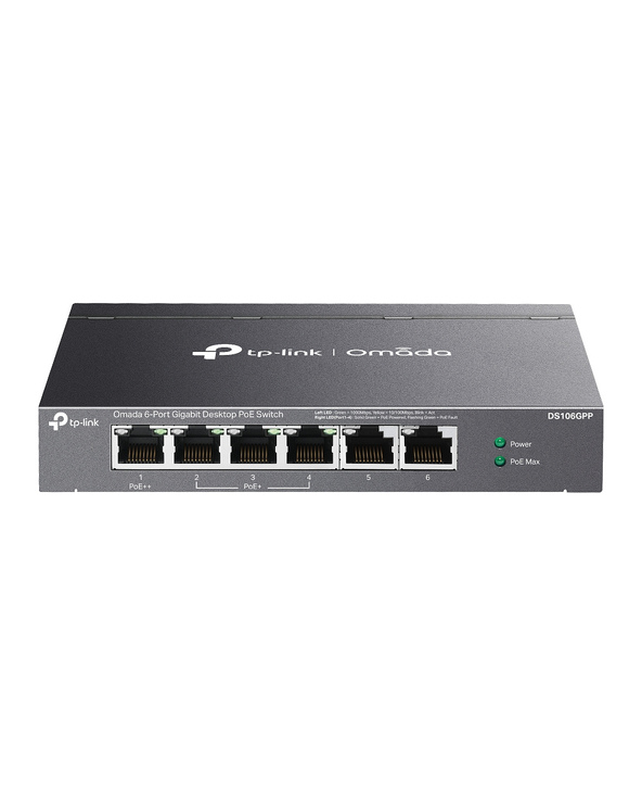 TP-Link Omada DS106GPP commutateur réseau Non-géré Gigabit Ethernet (10/100/1000) Connexion Ethernet, supportant l'alimentation 