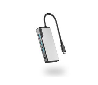 ALOGIC UCFUHDV2-SGR station d'accueil USB 3.2 Gen 1 (3.1 Gen 1) Type-C Noir, Gris