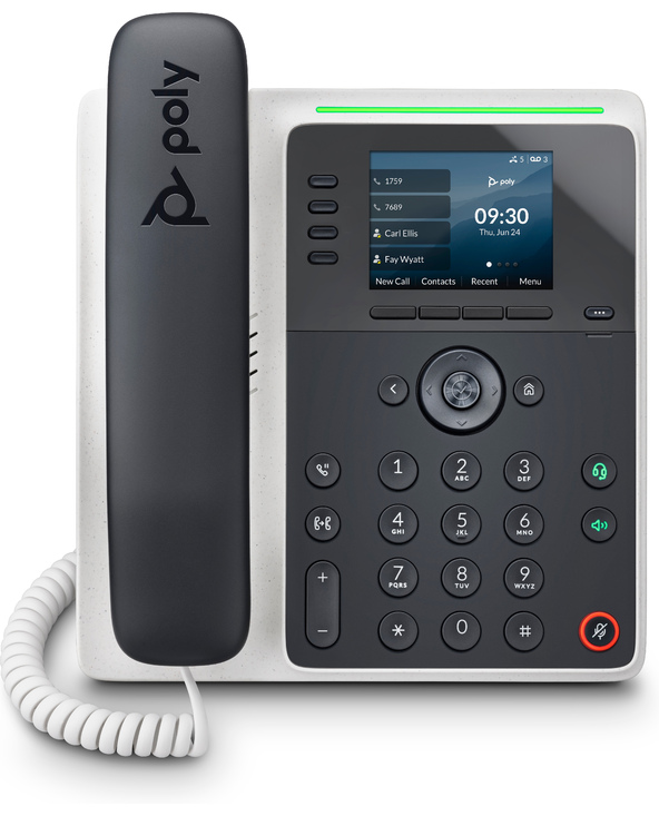 POLY Téléphone IP Edge E220 compatible PoE