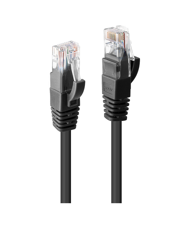 Lindy 48078 câble de réseau Noir 2 m Cat6 U/UTP (UTP)