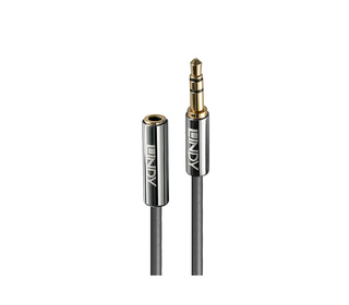 Lindy 35326 câble audio 0,5 m 3,5mm Anthracite