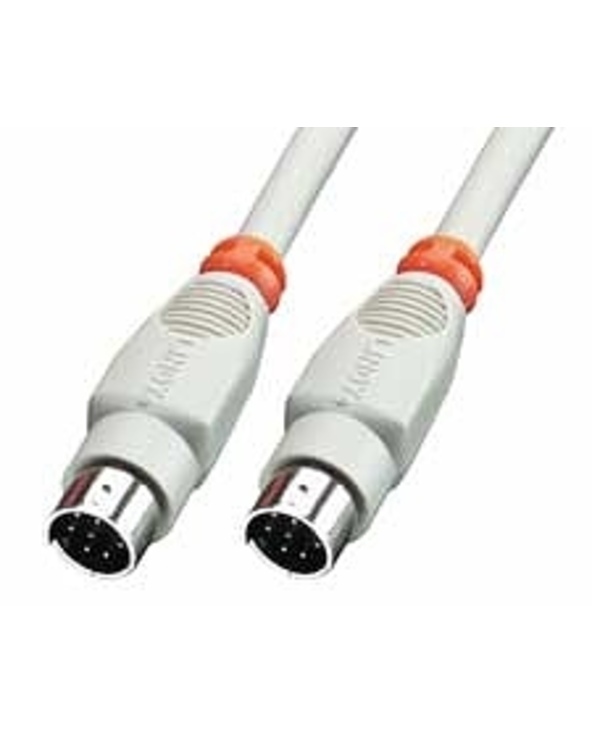 Lindy 8 Pin Mini DIN Cable 2 m câble parallèle Gris Lindy 8 Pin Mini DIN Cable 2 m câble parallèle Gris