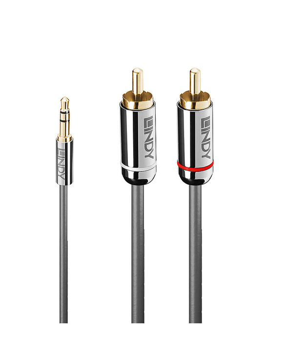 Lindy 35335 câble audio 3 m 3,5mm 2 x RCA Anthracite Lindy 35335 câble audio 3 m 3,5mm 2 x RCA Anthracite