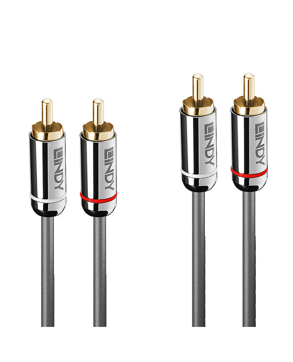 Lindy 35348 câble audio 5 m 2 x RCA Anthracite