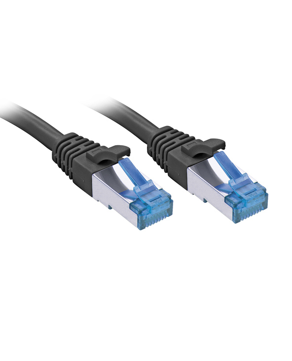Lindy 47418 câble de réseau Noir 10 m Cat6a S/FTP (S-STP)