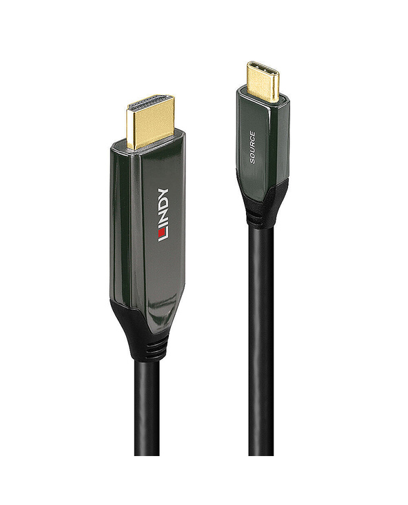 Lindy 43367 câble vidéo et adaptateur 1 m USB Type-C HDMI Type A (Standard) Noir Lindy 43367 câble vidéo et adaptateur 1 m USB Type-C HDMI Type A (Standard) Noir