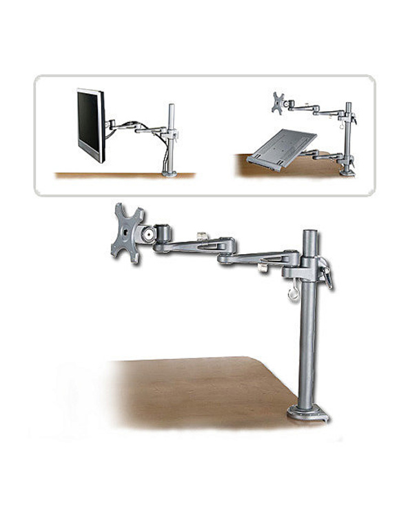 Lindy 40696 support d'écran plat pour bureau Argent