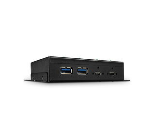 Lindy 43094 hub & concentrateur USB 3.2 Gen 2 (3.1 Gen 2) Type-C 10000 Mbit/s Noir