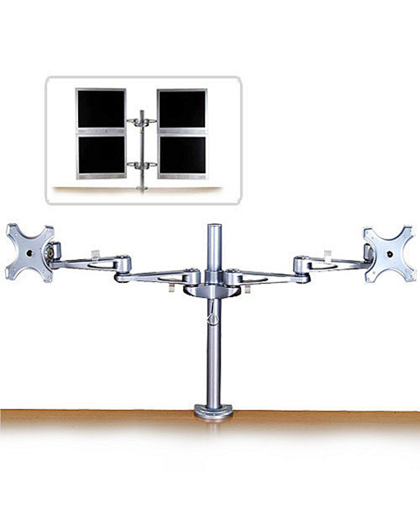 Lindy 40697 support d'écran plat pour bureau Argent Lindy 40697 support d'écran plat pour bureau Argent