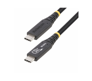 StarTech.com Câble USB4 de 1m, Câble USB-C Certifié USB-IF, 40Gbps, Power Delivery 240W PD 3.1 EPR, 8K 60Hz, Cordon de Transfert