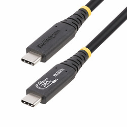 StarTech.com Câble USB4 de 50cm, Câble USB-C Certifié USB-IF, 40Gbps, Power Delivery 240W PD 3.1 EPR, 8K 60Hz, Cordon de Transfe