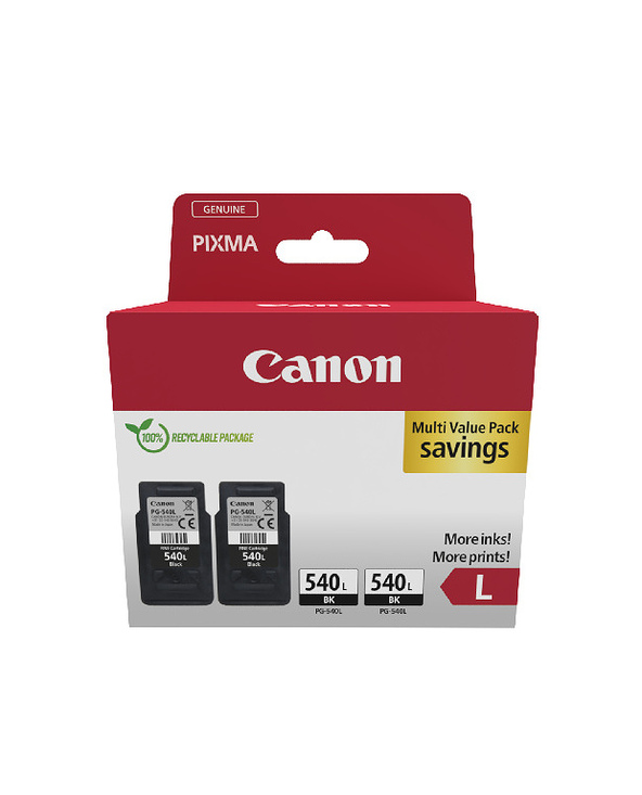 Canon PG-540L cartouche d'encre 2 pièce(s) Original High (L) Yield Noir