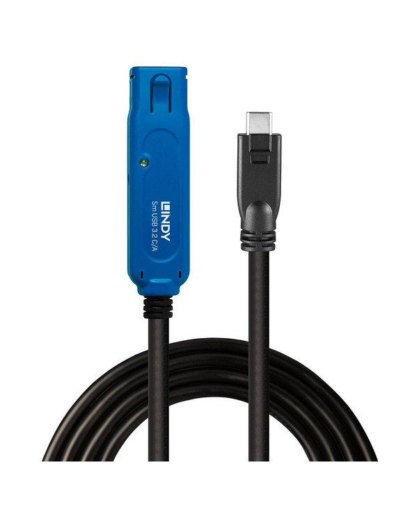 Lindy 43380 câble USB USB 3.2 Gen 1 (3.1 Gen 1) 5 m USB C USB A Noir
