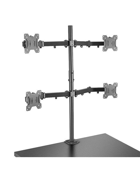 Lindy 40659 support d'écran plat pour bureau 71,1 cm (28") Noir