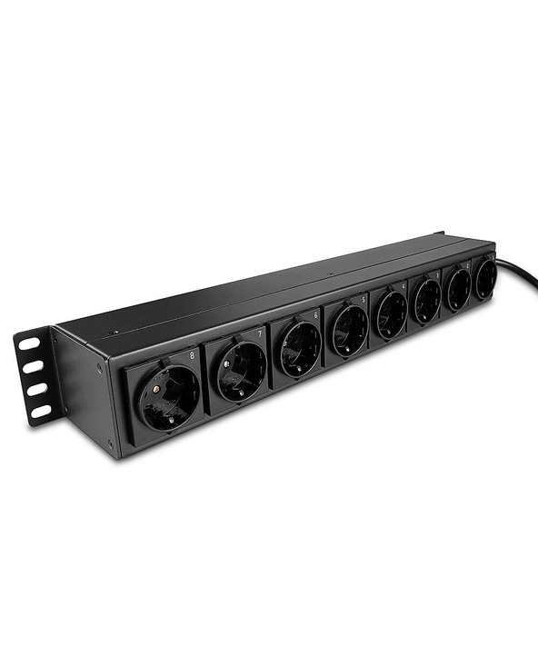 Lindy 73025 unité de distribution d'énergie 8 sortie(s) CA 1.5U Noir