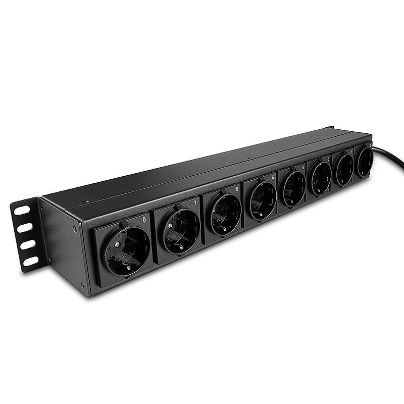 Lindy 73025 unité de distribution d'énergie 8 sortie(s) CA 1.5U Noir