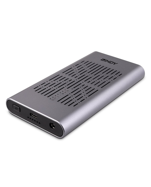 Lindy 43382 Boîtier de disques de stockage Enceinte ssd Argent M.2