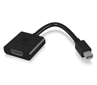 ICY BOX IB-AC538a 0,15 m Mini DisplayPort HDMI Noir