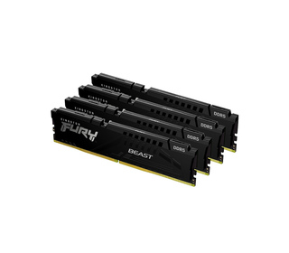 Kingston Technology FURY Beast 128 Go 5600 MT/s DDR5 CL40 DIMM (Kits de 4) Black XMP