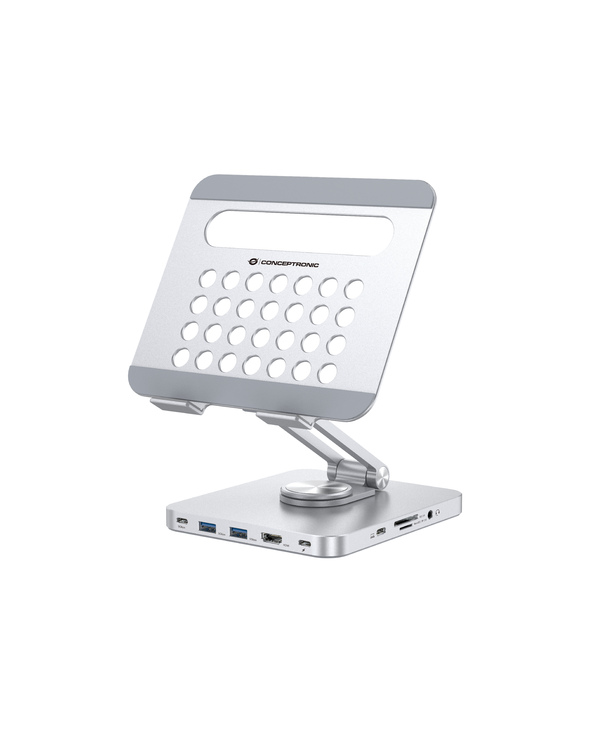Conceptronic DONN26G chariot et support multimédia Argent Tablette