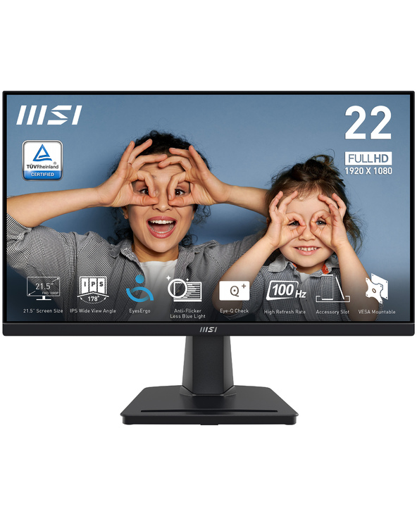 MSI PRO MP225 21.5 LED Full HD 4 ms Noir