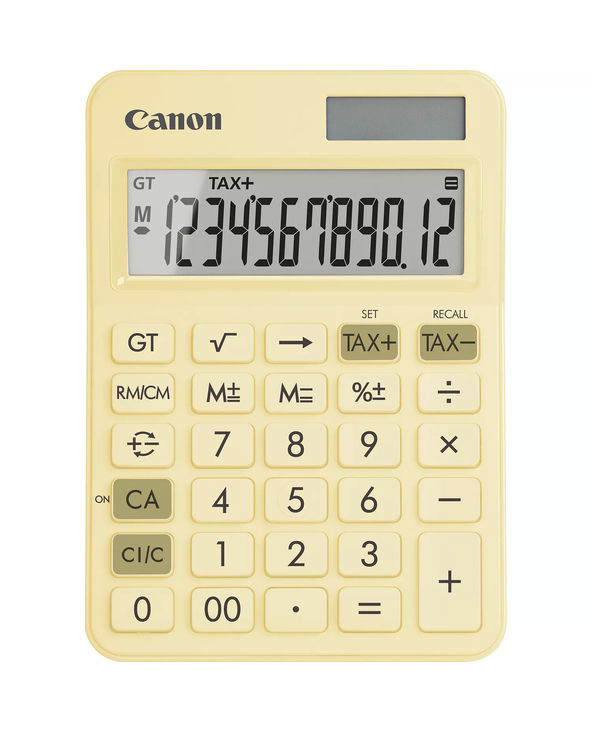 Canon LS-125KB calculatrice Bureau Calculatrice basique Jaune Canon LS-125KB calculatrice Bureau Calculatrice basique Jaune