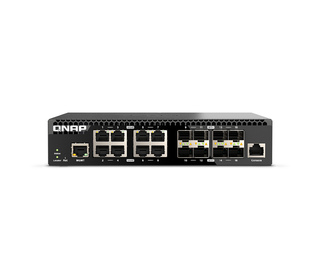 QNAP QSW-M3216R-8S8T commutateur réseau Géré L2/L3 10G Ethernet (100/1000/10000) 1U Noir