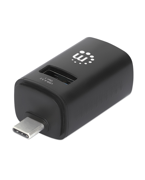 Manhattan 180993 hub & concentrateur USB 3.2 Gen 1 (3.1 Gen 1) Type-C 5000 Mbit/s Noir