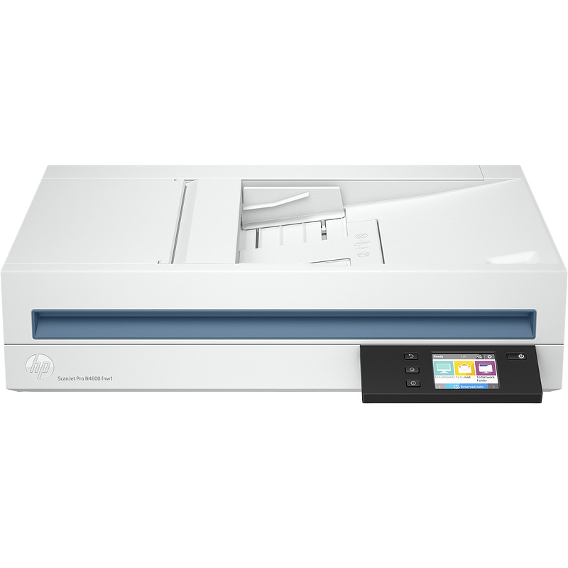 HP Scanjet Pro N4600 fnw1 Numériseur à plat et adf 1200 x 1200 DPI A5 Blanc