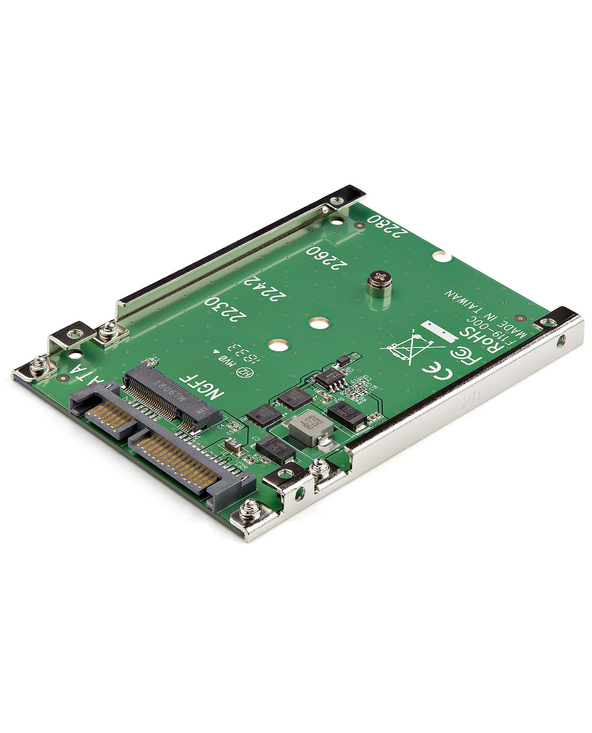 StarTech.com Adaptateur M.2 SATA SSD vers 2.5in SATA - Convertisseur M.2 NGFF vers SATA - 7mm - Support à Cadre Ouvert - Adaptat