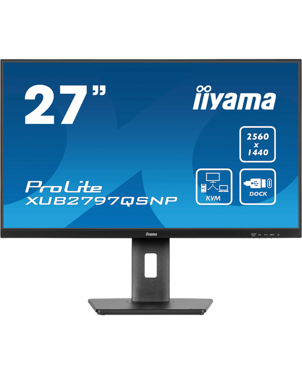 iiyama ProLite XUB2797QSNP-B1 27" LED Wide Quad HD 1 ms Noir