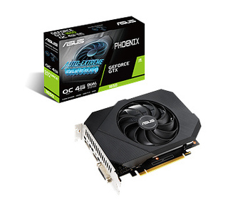 ASUS Phoenix PH-GTX1650-O4GD6-P carte graphique NVIDIA GeForce GTX 1650 4 Go GDDR6