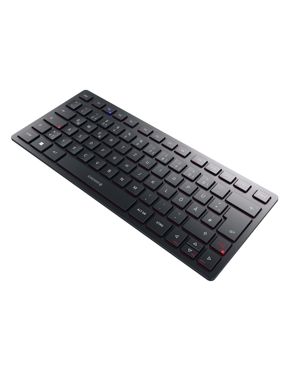 CHERRY KW 9200 MINI clavier Universel USB + RF Wireless + Bluetooth QWERTZ Allemand Noir
