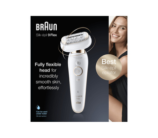 Braun Silk-épil 9 Flex 40 pince(s) Blanc, Or