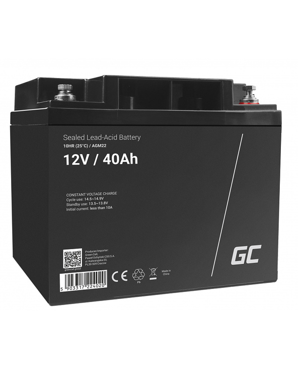 Green Cell AGM22 Batterie de l'onduleur Sealed Lead Acid (VRLA) 12 V 40 Ah