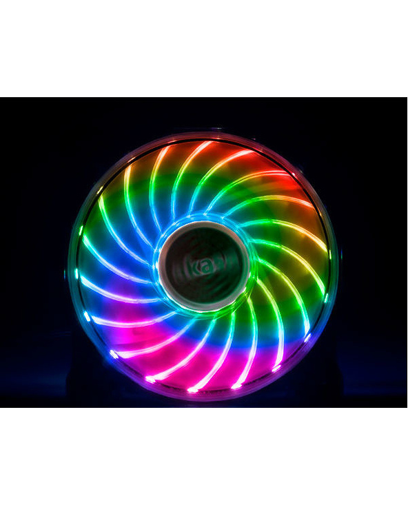 Akasa Vegas X7 Boitier PC Ventilateur Noir, Transparent