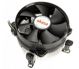 Akasa AK-959CU système de refroidissement d’ordinateur Processeur Refroidisseur 9,2 cm Noir, Argent