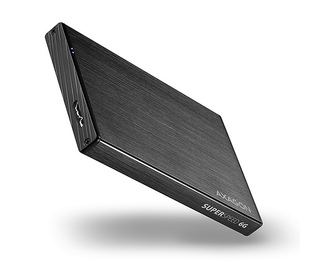 Axagon EE25-XA6 Boîtier de disques de stockage Boîtier disque dur/SSD Noir 2.5"