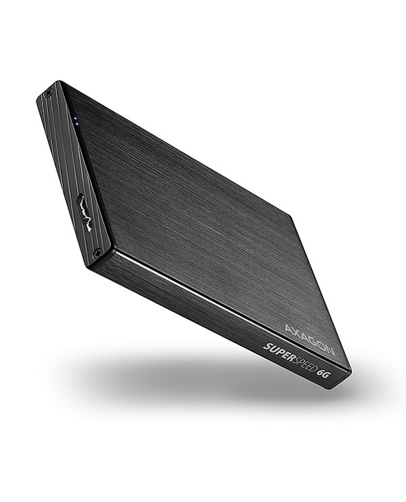 Axagon EE25-XA6 Boîtier de disques de stockage Boîtier disque dur/SSD Noir 2.5"