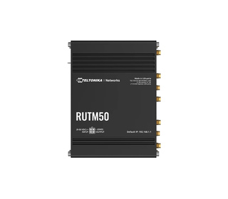 Teltonika RUTM50 routeur sans fil Gigabit Ethernet Bi-bande (2,4 GHz / 5 GHz) 5G Noir