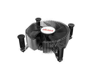 Akasa Intel LGA1700 Processeur Refroidisseur hybride Aluminium, Noir 1 pièce(s)