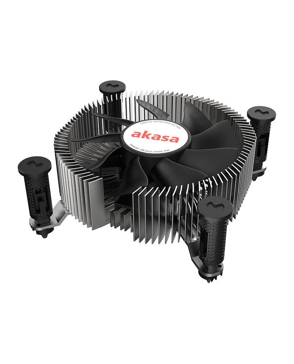 Akasa Intel LGA1700 Processeur Refroidisseur hybride Aluminium, Noir 1 pièce(s)
